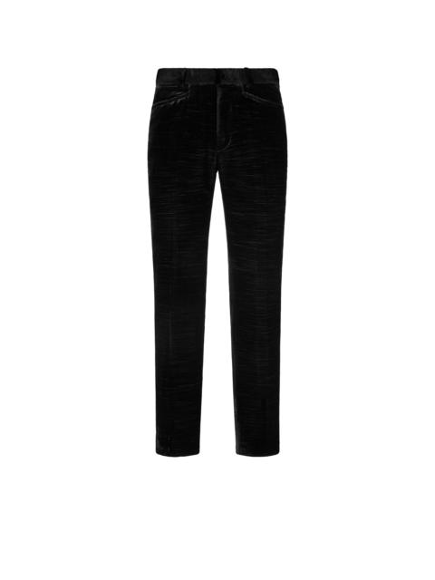 VELVET FAILLE ATTICUS WESTERN POCKET TROUSER