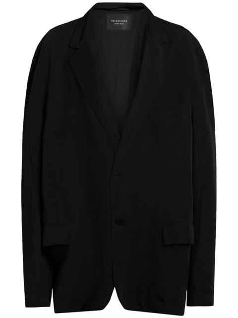 Tailored poplin jacket