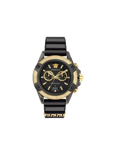 VERSACE Versace Icon Active Diamond Watch 'Black'