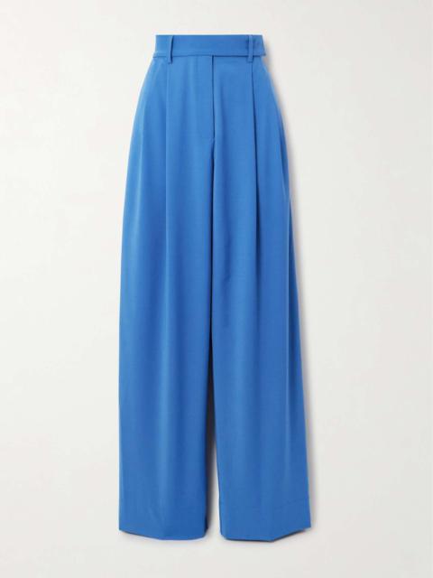 ESSE Studios Pleated woven pants Blue