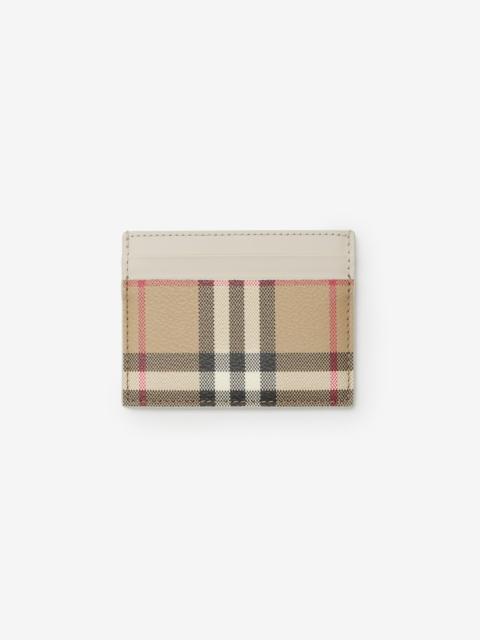 Burberry Check Card Case