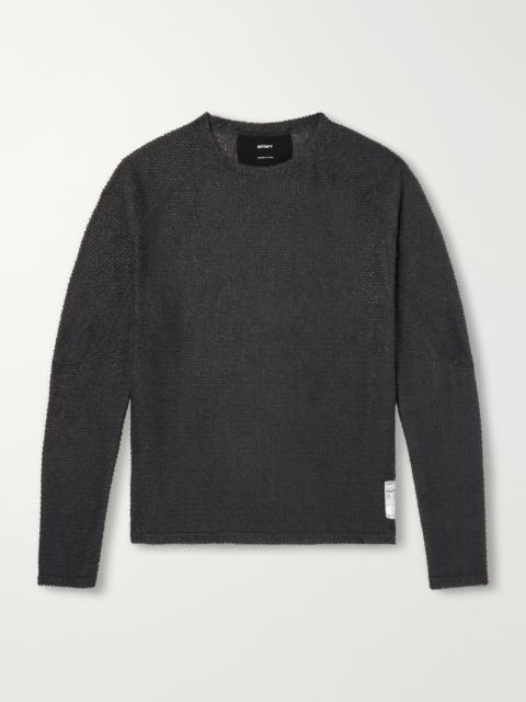 SATISFY Logo-Appliquéd FuzzFleece™ AD T-Shirt