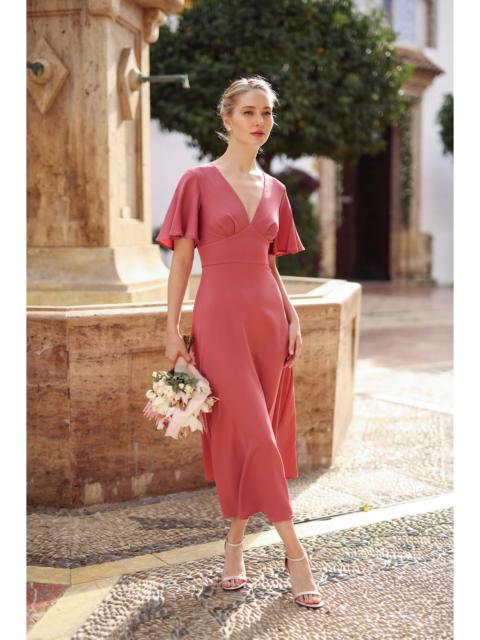 Gaâla Coralie Silk Dress Closed back