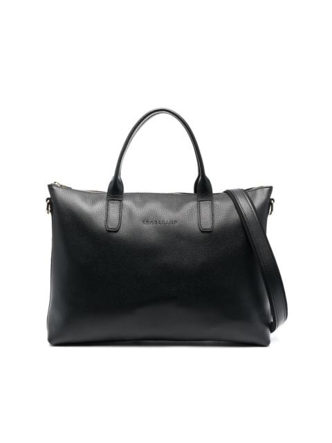 Longchamp Le Foulonna leather briefcase