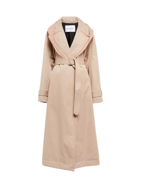 Alaïa Hooded trench coat
