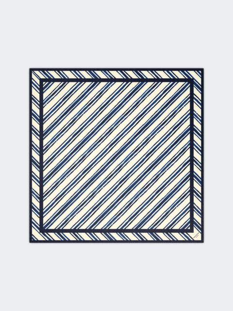 WEEKEND Max Mara SIAM Printed silk twill scarf - IVORY