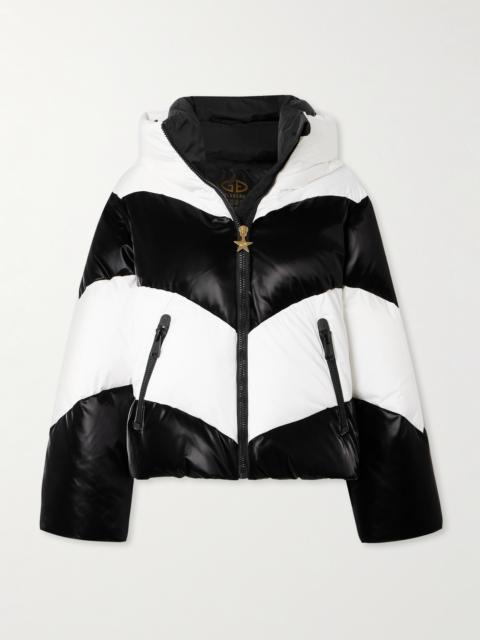 GOLDBERGH Courage Hooded Striped Padded Ski Jacket