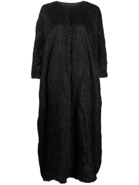 Daniela Gregis crinkled silk midi dress