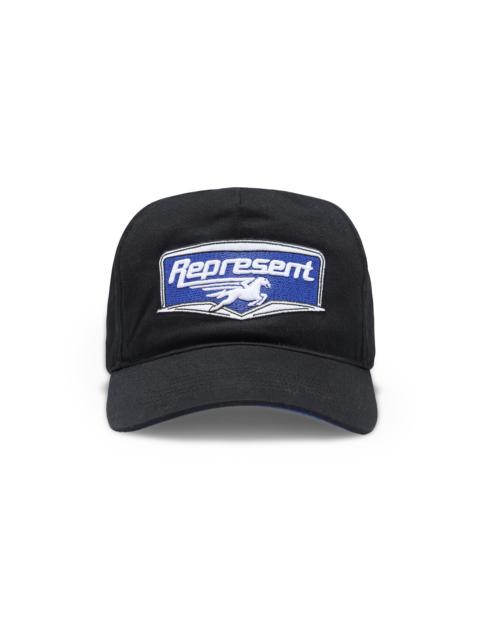 REPRESENT Men's Nothing Tougher Cotton Twill Baseball Cap - Jet Black