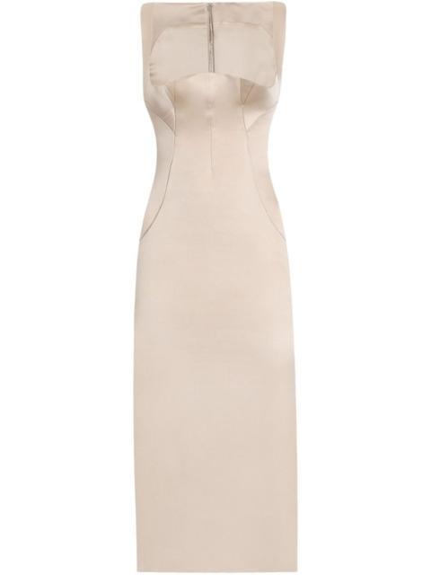 Dolce & Gabbana satin midi dress