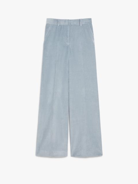 WEEKEND Max Mara TANIA Wide-leg velvet trousers
