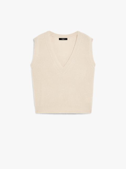 WEEKEND Max Mara DOLCE Cashmere yarn gilet