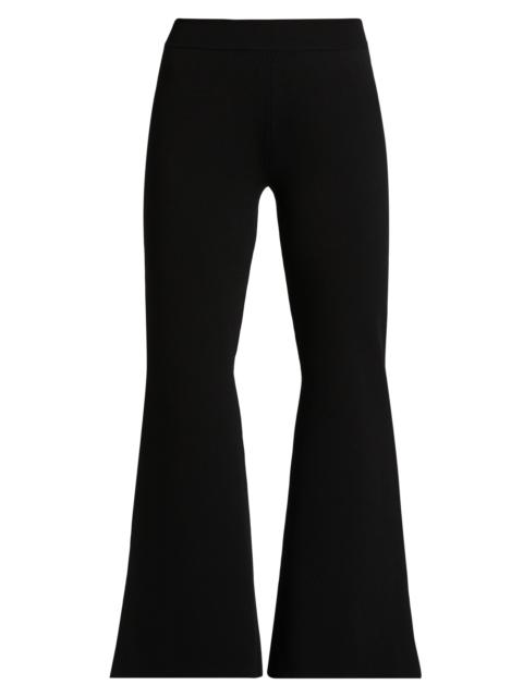 Stella McCartney Women's Compact Knit Kick-Flare Pants - Black