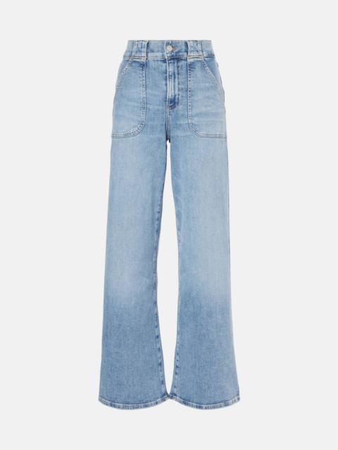 Modern Pocket high-rise wide-leg jeans