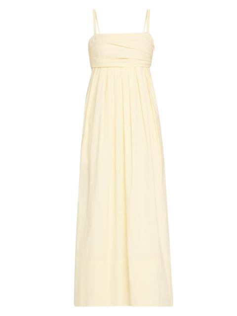 Proenza Schouler Claudine 기술-Poplin 복장 황색