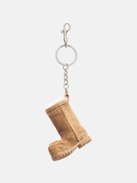BALENCIAGA Alaska Boot suede bag charm