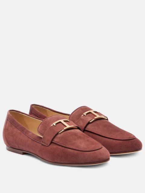 Tod's T Timeless suede loafers