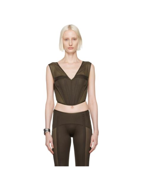 KNWLS Brown Grace Bustier