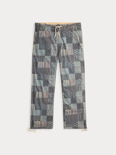RRL by Ralph Lauren Patchwork-Print Jersey Pant