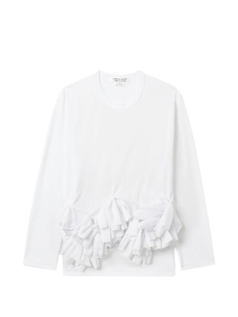 Comme des Garçons Comme des Garçons ruffled long-sleeve top