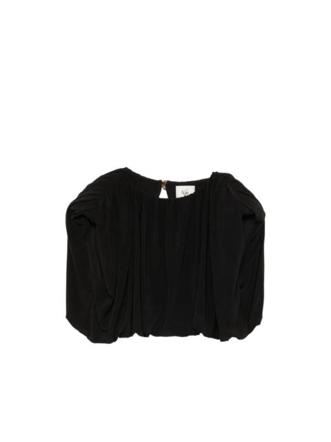 Aje. LUNARIA RUCHED JERSEY TOP
