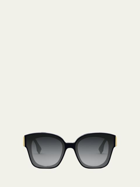 FENDI Fendi First Gradient Acetate Square Sunglasses
