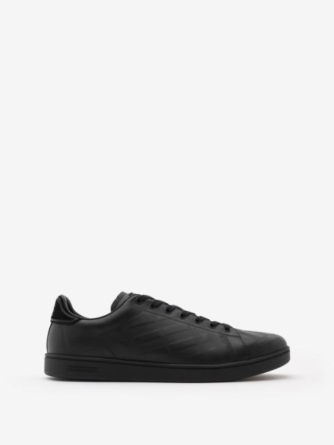 Embossed Check Leather Set Sneakers​