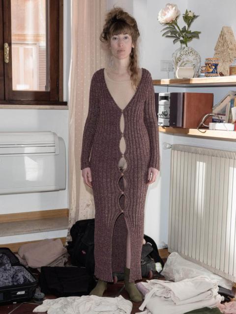 BASERANGE Loulou Dress - Organic Cotton Rib