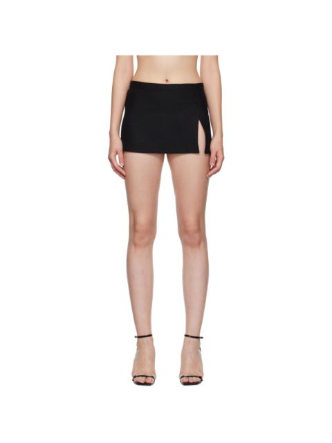 Black Micro Miniskirt