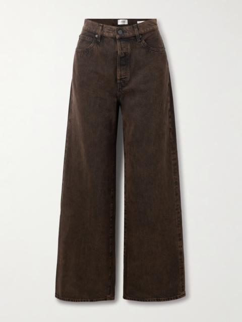 FRAME The Collegiate High-rise Wide-leg Jeans