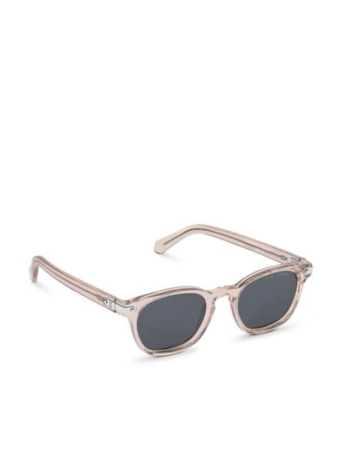 Louis Vuitton LV Rise Round Sunglasses Black Acetate & Metal. Size W