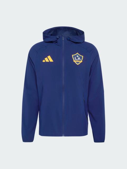 adidas LA Galaxy Tiro Travel Ful Zip Windbreaker