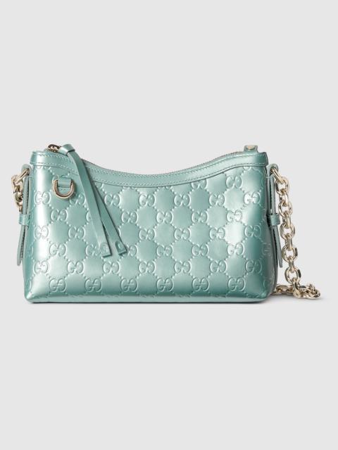 GUCCI GG Emblem small shoulder bag