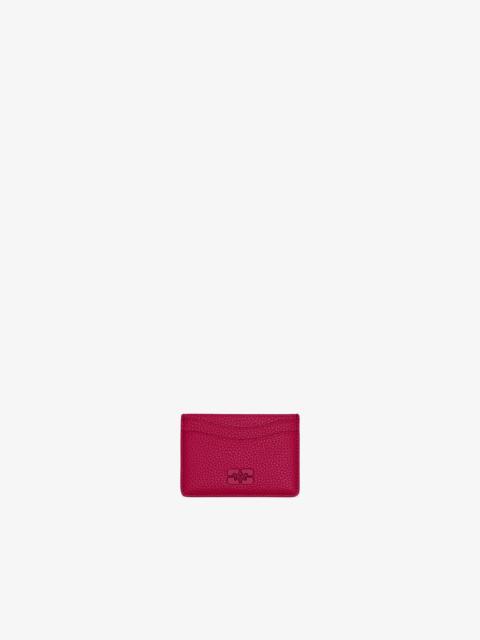 GANNI BOU CARD HOLDER IN RED