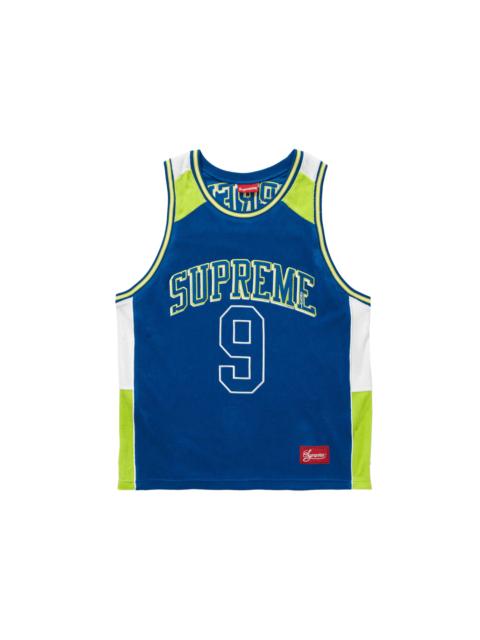 Supreme Terry Basketball Jersey Royal