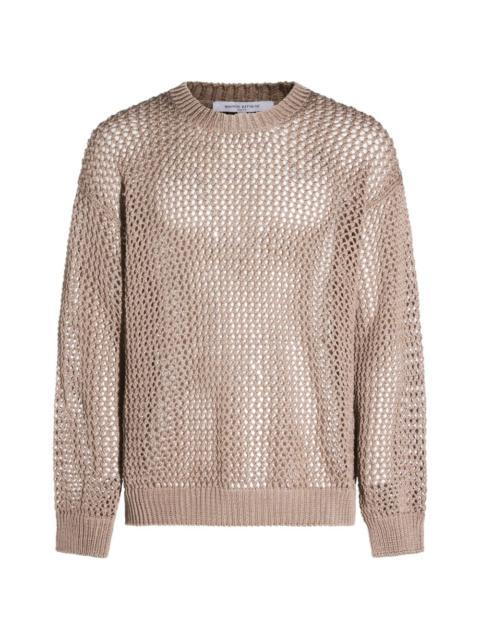 Maison Kitsuné open-knit jumper