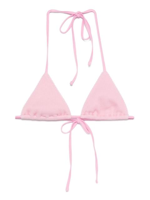 Frankies Bikinis Nick tie-detail bikini top