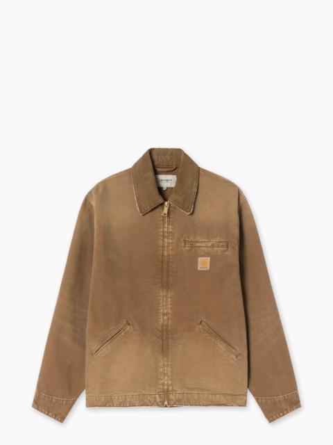 Carhartt WIP CARHARTT WIP OG DETROIT JACKET DEARBORN CANVAS DESTROY WASH HAMILTON BROWN/HAMILTON BROWN