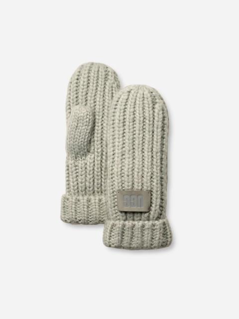 UGG ® Women's Chunky Mitten Knit in Grey Mist