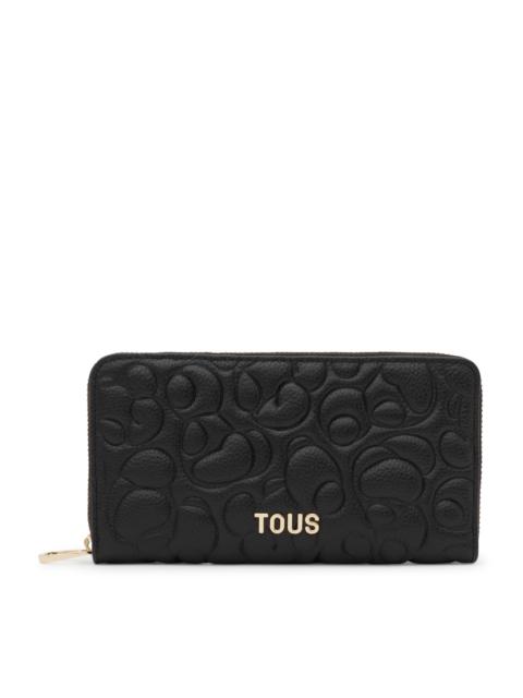 TOUS Black leather Wallet TOUS Greta