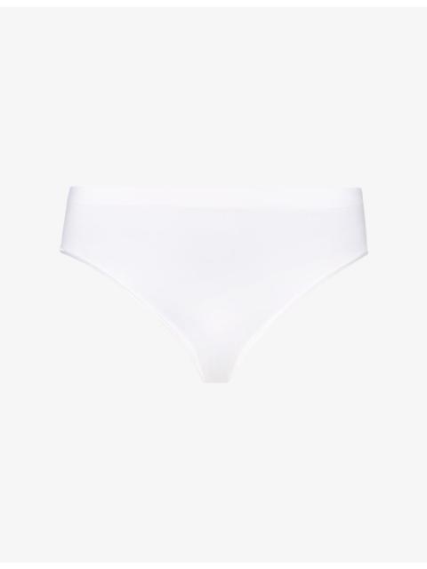 HANRO Mid-rise seamless stretch-woven briefs