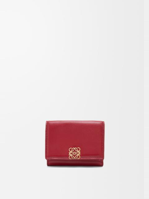 Loewe Puffer Anagram trifold wallet in shiny nappa calfskin