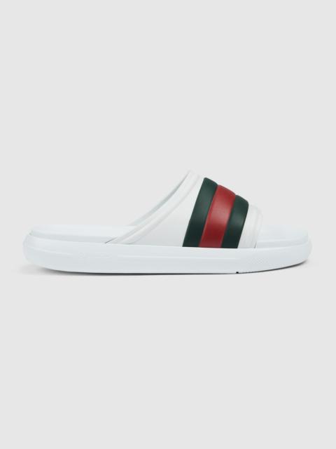 GUCCI Men's Web slide sandal