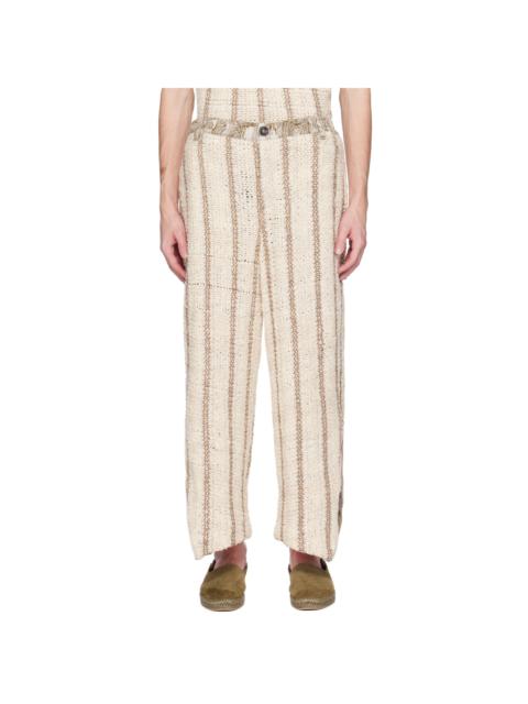 vitelli SSENSE Exclusive Beige Trousers