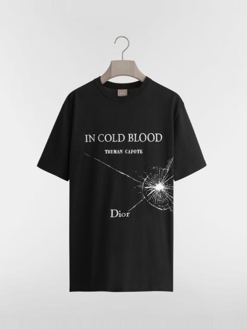 Dior T-Shirt with Book Cover Embroidery and Print, Relaxed Fit