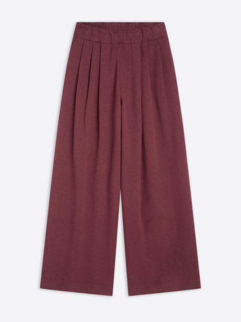 Dries Van Noten PLEATED COTTON SWEATPANTS
