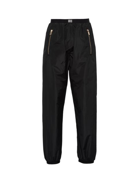 Miu Miu Technical silk joggers