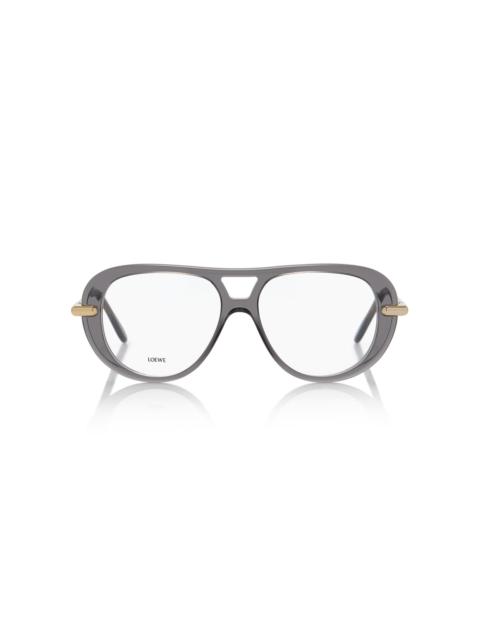 Loewe Aviator-Frame Acetate Glasses grey