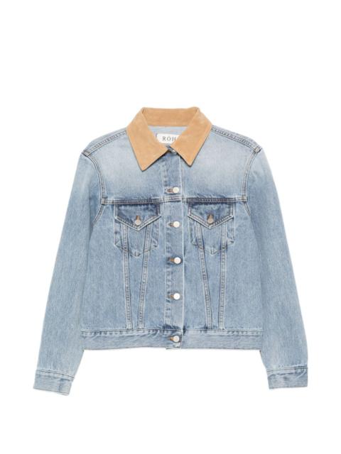 RÓHE collar pocket jacket