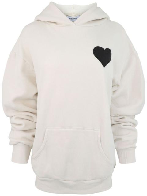 SPRWMN heart-print hoodie